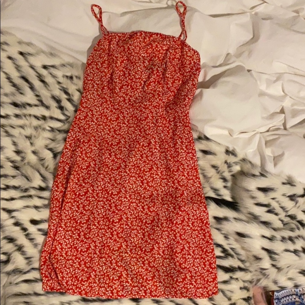 NWT: Floral square neck Nasty Gal Dress